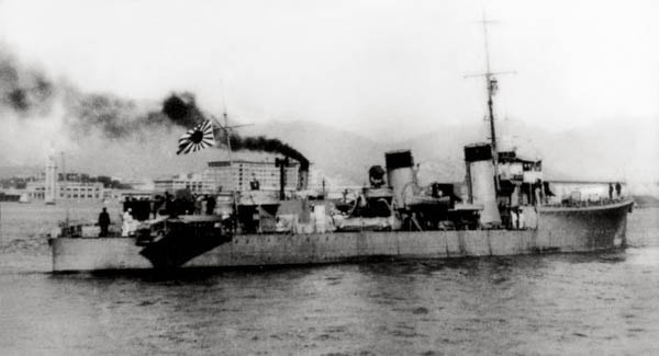 約1942年在日軍服役的皇家驅逐艦色雷斯人號(HMS Thracian)
