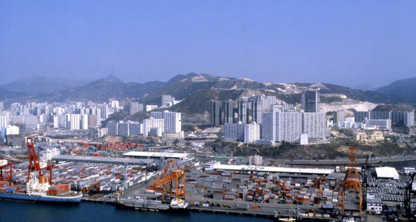 1980年代的葵涌貨櫃碼頭