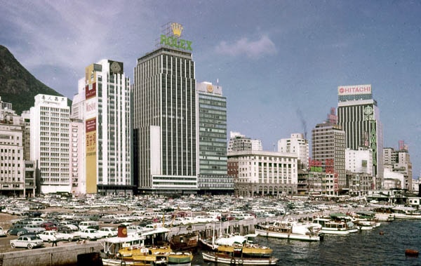 圖七：1968年的香港港口