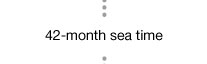42-month sea time