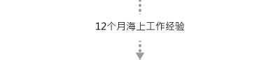 12个月海上工作经验