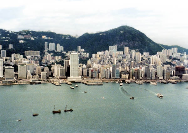 图八：1977年的香港港口