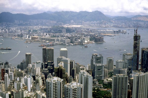 圖九：1988年的香港港口
