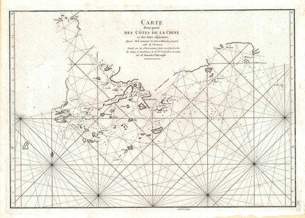 道爾林普的第一份香港地區海圖